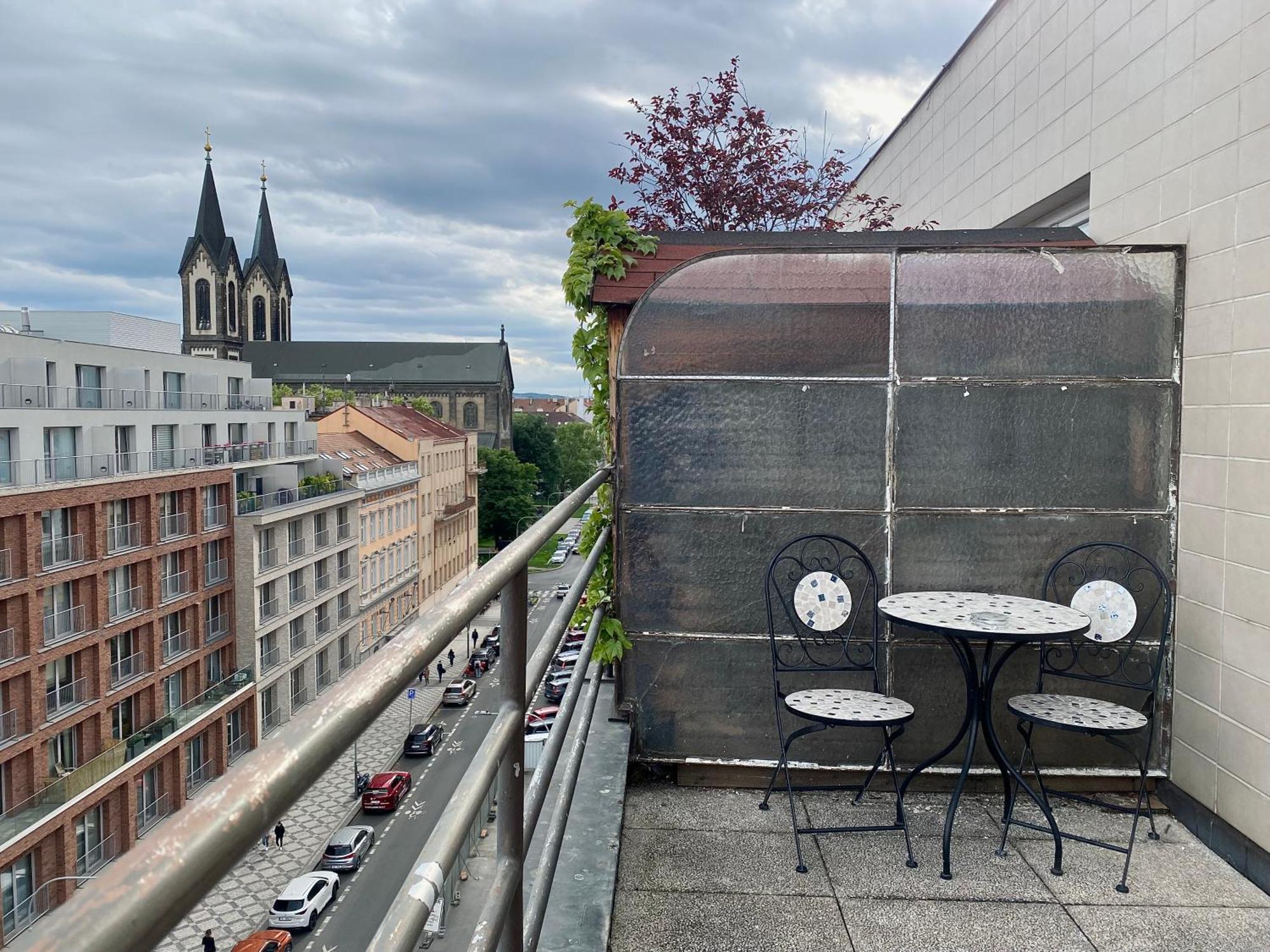 Top Floor Studio With Terrace Prag Exterior foto